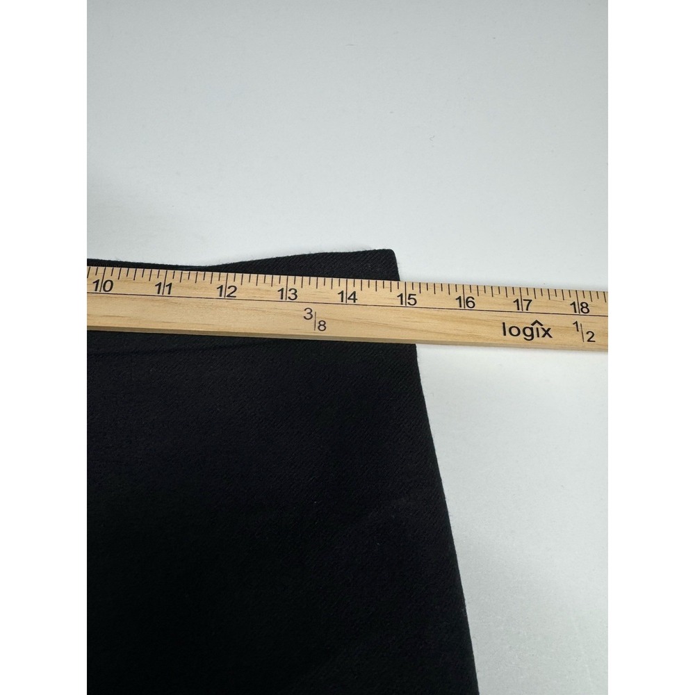 J. Crew The Pencil Skirt Women's Size 4 Black Wool Back Slit Lined Office Preppy - Picture 5 of 10